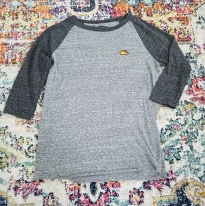 Bowery Supply Co Taco Embroidered Baseball Tee Med